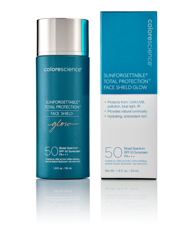 Face shield Glow SPF 50
